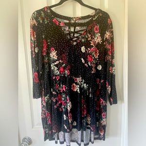 Torrid 2/3 sleeve blouse